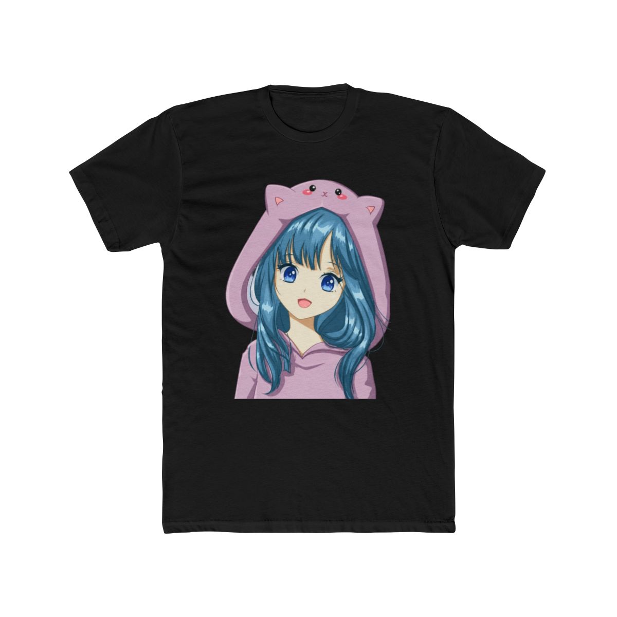 Shylily Aime Cute Cat GirL T Shirt - alternate angle 3, merchandise