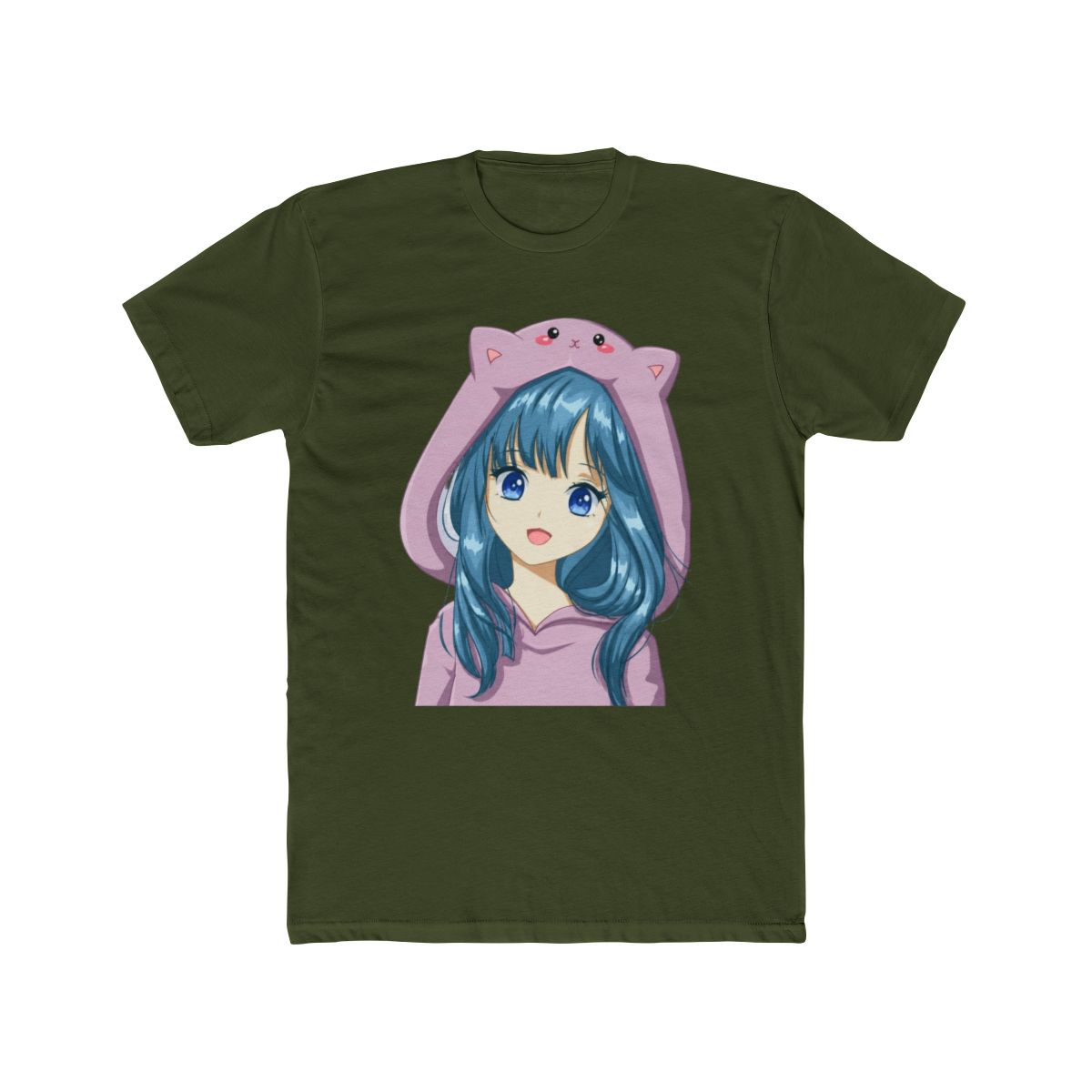 Shylily Aime Cute Cat GirL T Shirt - alternate angle 5, merchandise